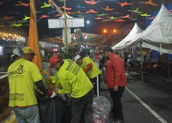 Más de 48 toneladas de desechos recolectados durante los Carnavales Felices y Seguros 2025 en Valera