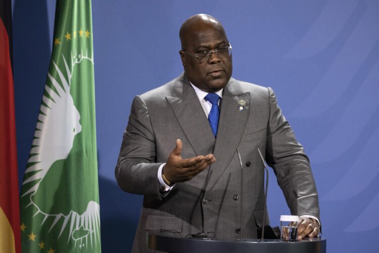 Foto archivo. Presidente de la república democrática del Congo, Felix Tshisekedi. EFE/EPA/MAJA HITIJ / POOL