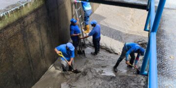 Mérida | MinAguas ejecuta trabajos de canalización en dique Mucujún tras fuertes lluvias