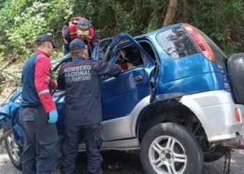 Cuatro fallecidos en hecho vial en la carretera Trujillo-Lara
