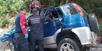 Cuatro fallecidos en hecho vial en la carretera Trujillo-Lara