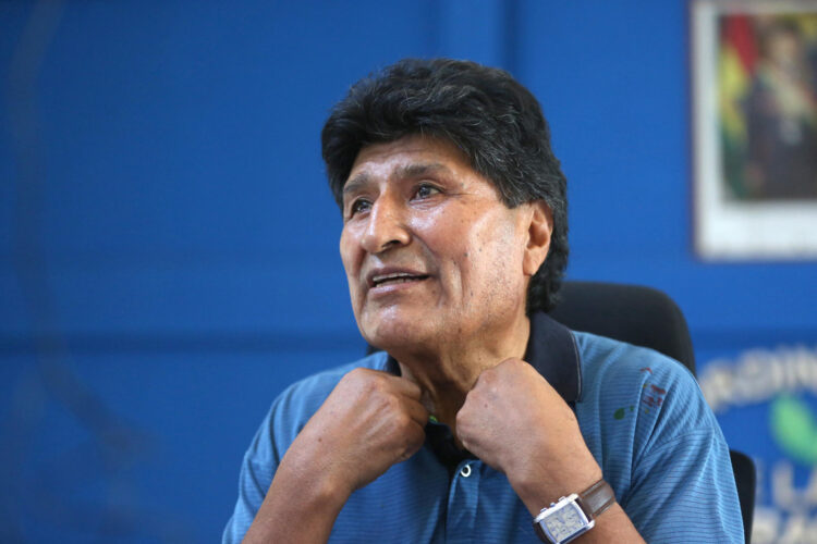 Fotografía de archivo del expresidente Evo Morales (2006-2019). EFE/Luis Gandarillas