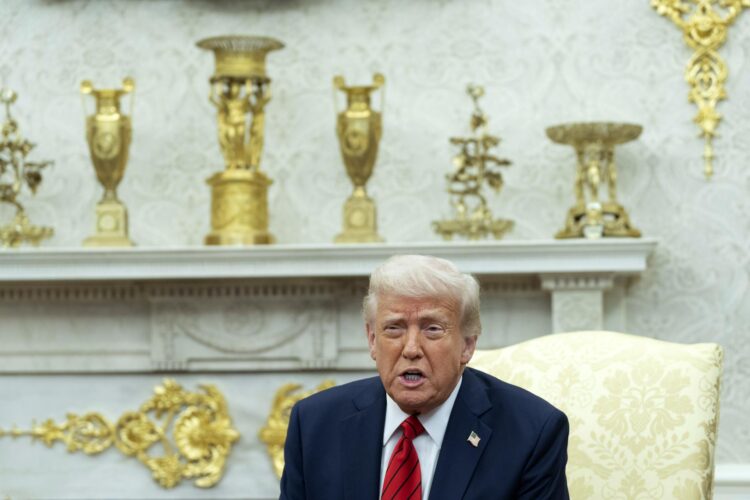 El presidente de Estados Unidos, Donald Trump. EFE/EPA/CHRIS KLEPONIS / POOL