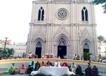 Alcaldía de Valera ejecutó Viacrucis Viviente 2025