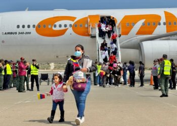 316 migrantes deportados de EE UU llegaron a Venezuela desde México
