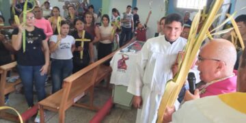 Trujillo | Monseñor Jorge Villasmil Torres presidió Misa de Ramos en San Luis