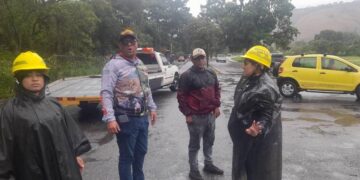 15 familias son desalojadas por lluvias en Boconó y varias vías de acceso permanecen obstruidas