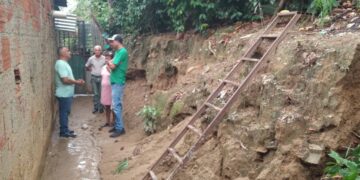 Inspeccionan problemas ocasionados por las lluvias en Morón