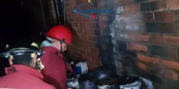 Bomberos de Boconó combatieron incendio en una ferretería