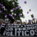 Delsa Solórzano ora por la libertad de los considerados presos políticos