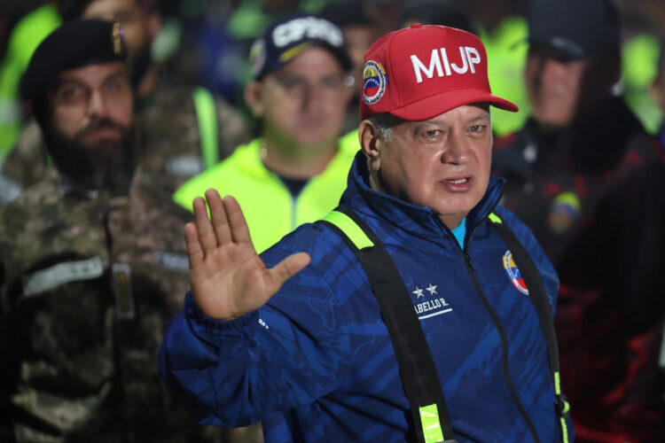 El ministro de Interior y Justicia de Venezuela, Diosdado Cabello. EFE/ Miguel Gutiérrez