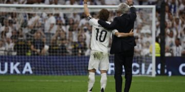 Modric y Ancelotti, un adiós de leyenda