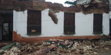 Se desploma casa colonial en el centro de Boconó 