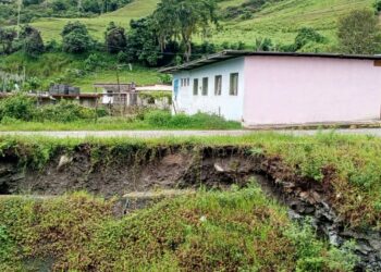 Quebrada de La Milla derrumbó muro en escuela de Boconó 
