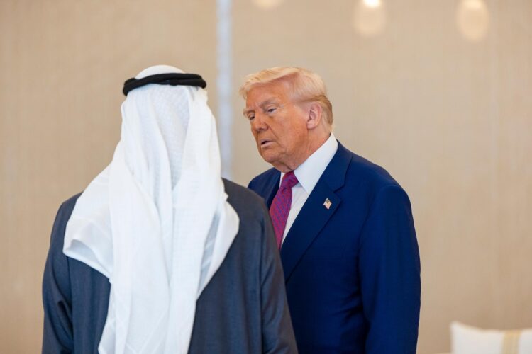 Donald Trump en Abu Dabi. EFE/EPA/UAE PRESIDENTIAL COURT / HANDOUT HANDOUT EDITORIAL USE ONLY/NO SALES