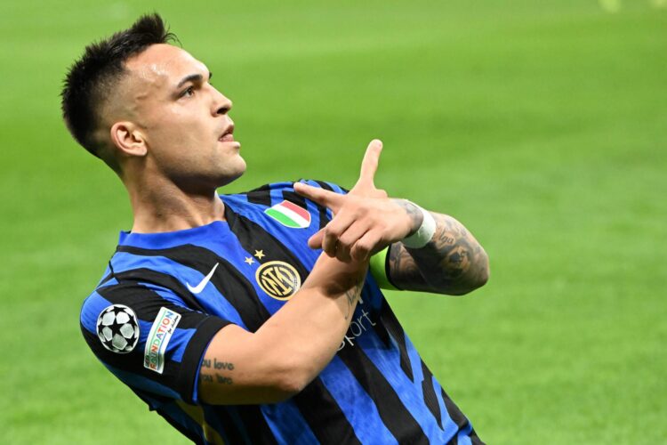 El argentino Lautaro Martínez durante un partido. EFE/Archivo/EPA/DANIEL DAL ZENNARO