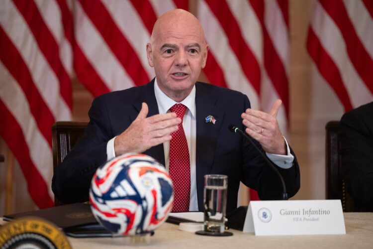 Gianni Infantino, presidente de la FIFA. EFE/EPA/FRANCIS CHUNG