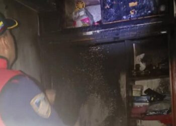 Boconó | Se registró incendio en una vivienda en El Barzalito