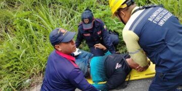 Encunetamiento de vehículo dejó un fallecido y tres heridos en Boconó