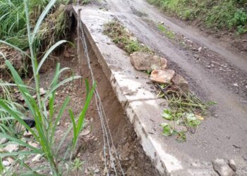 Emergencia vial en Urdaneta: 200 familias en riesgo de quedar incomunicadas por socavamiento de carretera rural