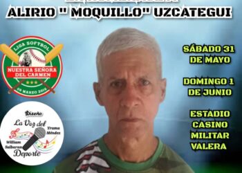 Trujillo | Homenaje al popular «moquillo» Uzcátegui rinde softbol regional