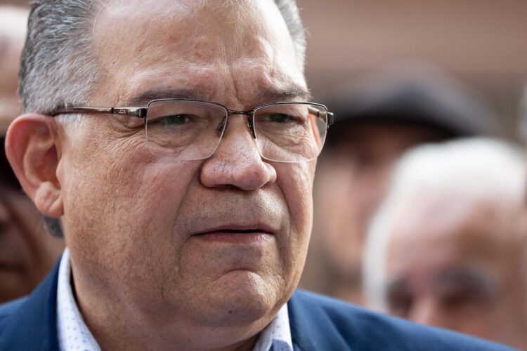 Fotografía de archivo del 25 de septiembre de 2024 del excandidato opositor a la presidencia de Venezuela Enrique Márquez, hablando durante una rueda de prensa en Caracas (Venezuela). EFE/ Ronald Peña R.