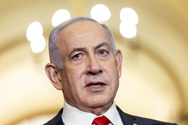 Fotografía de archivo del Primer Ministro israelí, Benjamin Netanyahu, en Washington DC (EE.UU.). EFE/Shawn Thew
