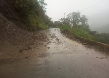 Obstruido paso al sector Tierra Negra de Boconó