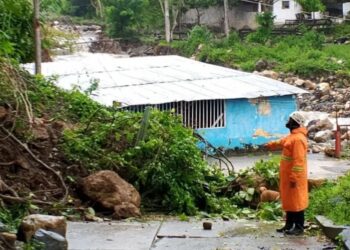 Boconó | Varias vías obstruidas por las lluvias