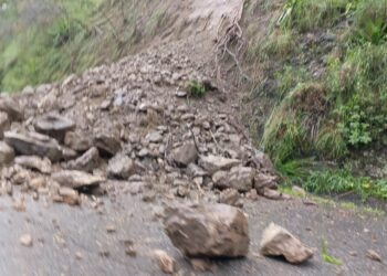 Reportan derrumbes por las lluvias en La Plazuelita de Boconó 