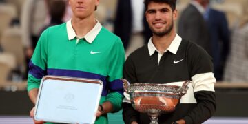 Alcaraz se queda a 2.030 puntos del número 1 de Sinner y aventaja en 2.465 a Zverev