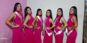 Electa reina de las Trigésimas ferias de San Juan Bautista en Junín del municipio Sucre