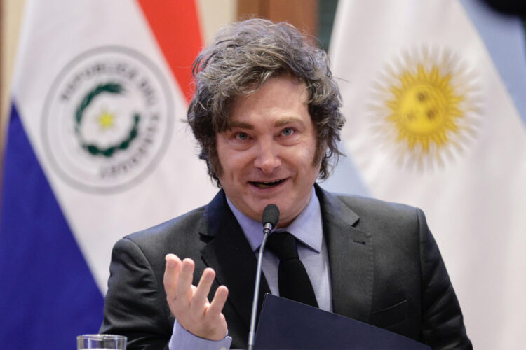 Fotografía de archivo del presidente de Argentina, Javier Milei. EFE/ Juan Pablo Pino
