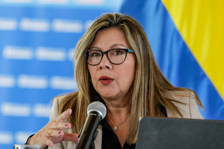 La fiscal general de Colombia, Luz Adriana Camargo. EFE/Carlos Ortega
