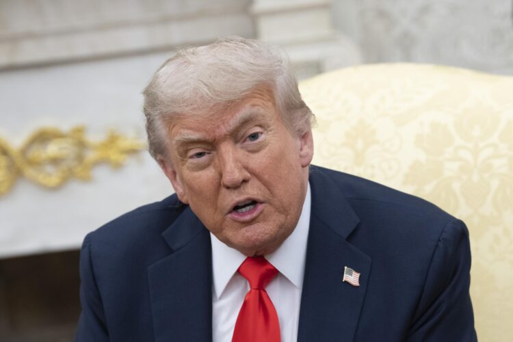 Fotografía de archivo del presidente de EE.UU., Donald Trump. EFE/EPA/CHRIS KLEPONIS / POOL