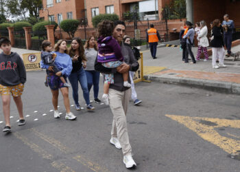 Un prolongado temblor de magnitud 6,5 sacude a Colombia sin víctimas hasta el momento