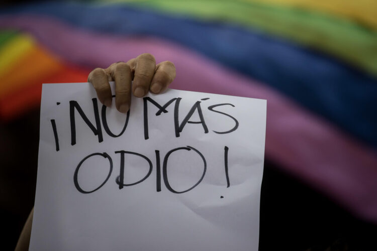 Fotografía de archivo de una manifestación de la comunidad LGTBI en Venezuela. EFE/Miguel Gutiérrez