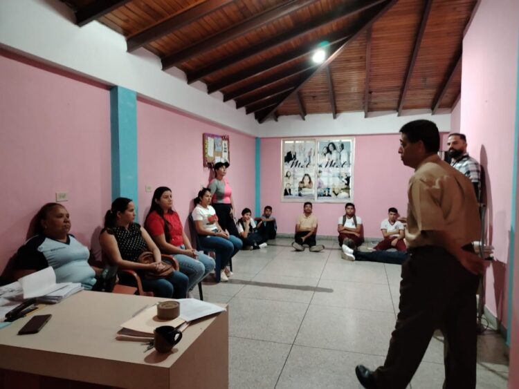 Reunión promovida por el Cmdnna para pasar revista a la jornada a cumplir.