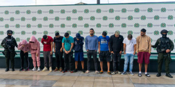 Las autoridades colombianas detienen a once miembros del Tren de Aragua en Bogotá