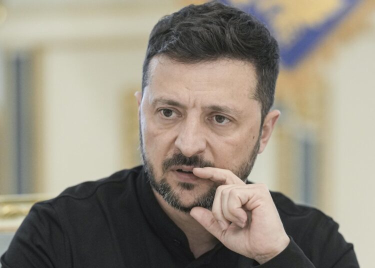 El presidente de Ucrania, Volodímir Zelenski, en una imagen de archivo. EFE/EPA/STRINGER