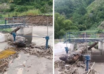 Trujillo | Valera y Carvajal sin agua: dique toma de El Cumbe sigue inoperativo tras crecida del río Motatán