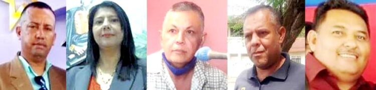 Entre Junior “Ojitos” Hidalgo, Janet Araujo, David Palma, Gregorio Vázquez y Edixón Andrade está la candidatura del PSUV-GPP en  Motatán.