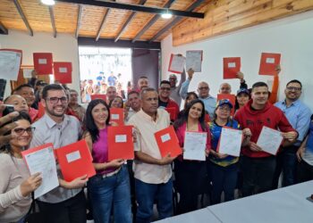 Inscritos ante CNE Mérida candidatos a alcaldes del GPPSB