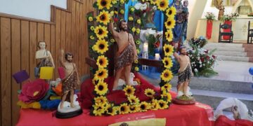 Merideños celebran a san Juan Bautista 