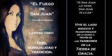 Larissa Vesci y el Fuego de San Juan