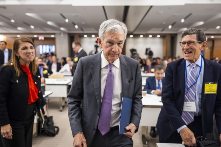 Fotografía de archivo del presidente de la Fed, Jerome Powell. EFE/EPA/JIM LO SCALZO