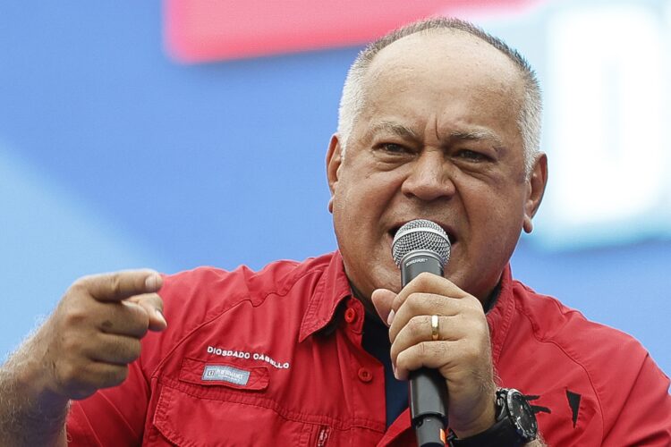 Diosdado Cabello acusó a varias ONG de intentar supuestos planes terroristas. Foto: Pedro Mattey)