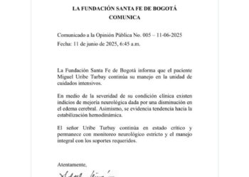 El senador colombiano herido en un atentado muestra «indicios de mejoría neurológica»