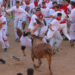 Un herido por asta de toro en un tercer encierro atropellado de los sanfermines