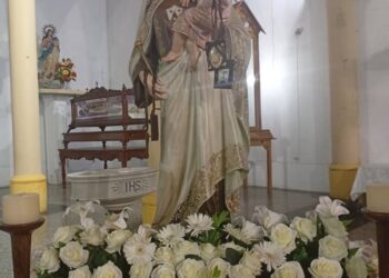 Hace 118 años fue oficiada la primera misa con la imagen de la Virgen del Carmen que aún se conserva en el templo de Sabana de Mendoza